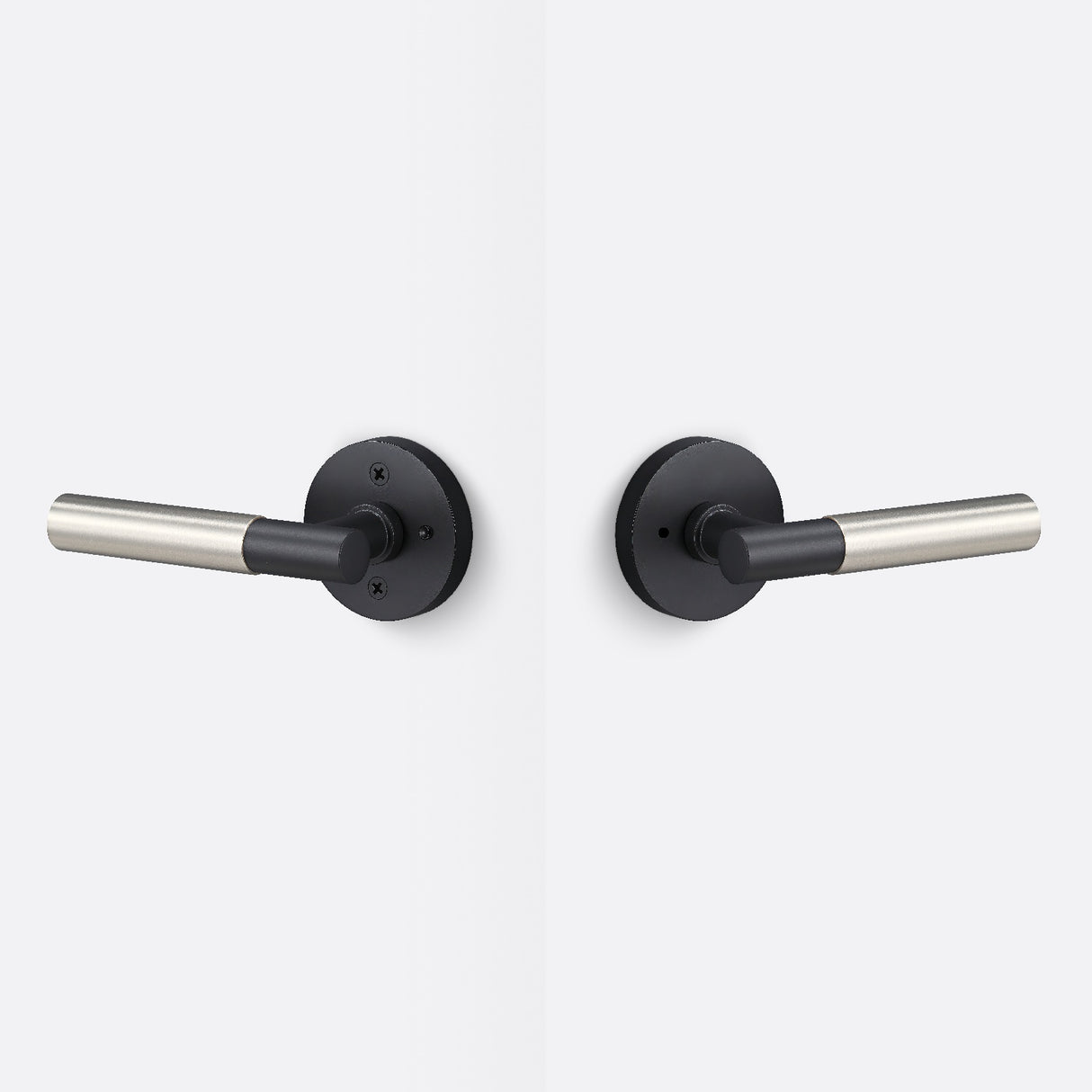 Sure-Loc AP102-RD 15 GRIP-SM SB satin nickel / satin brass privacy door lever
