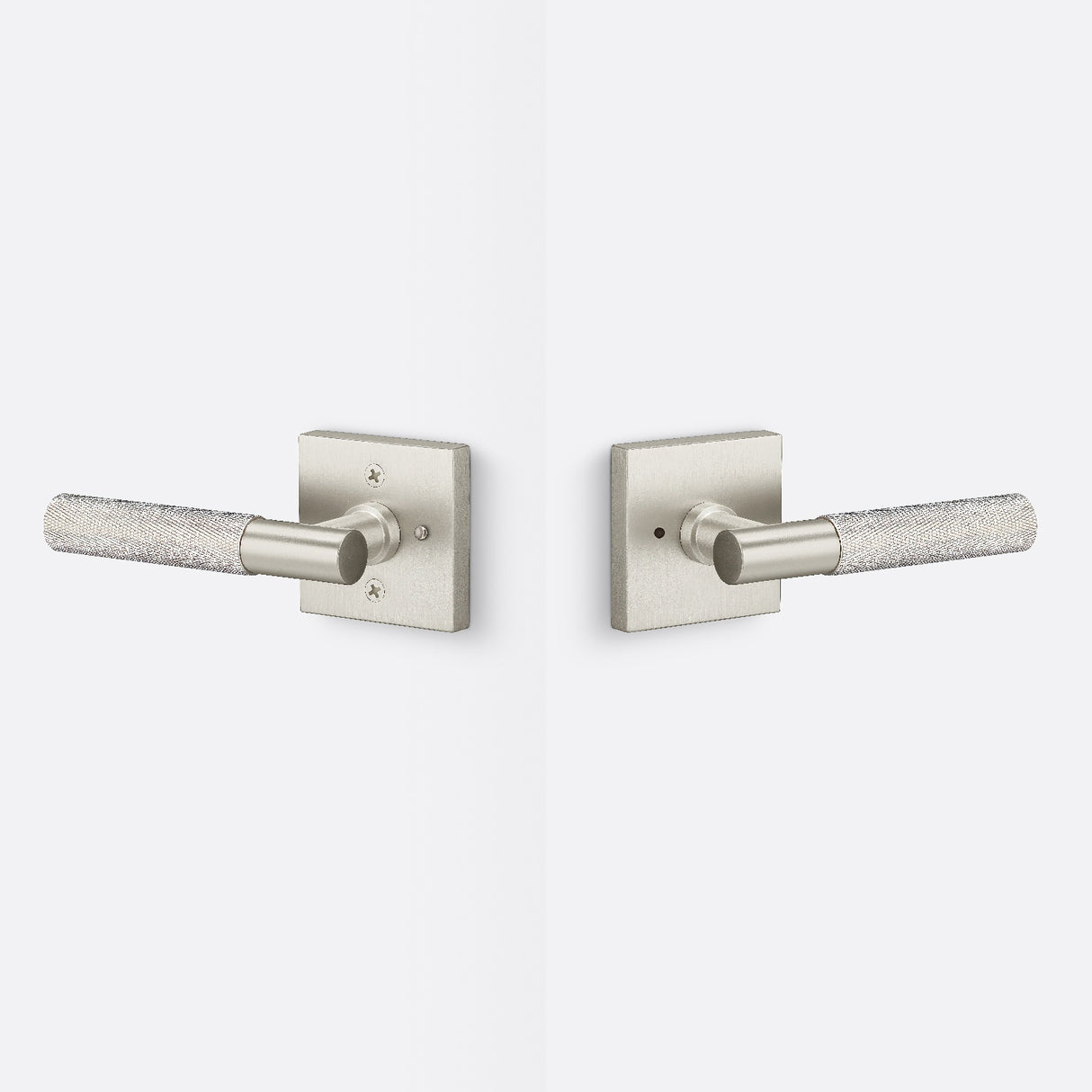 Sure-Loc AP102-SQ 15 GRIP-KN 15 satin nickel privacy door lever