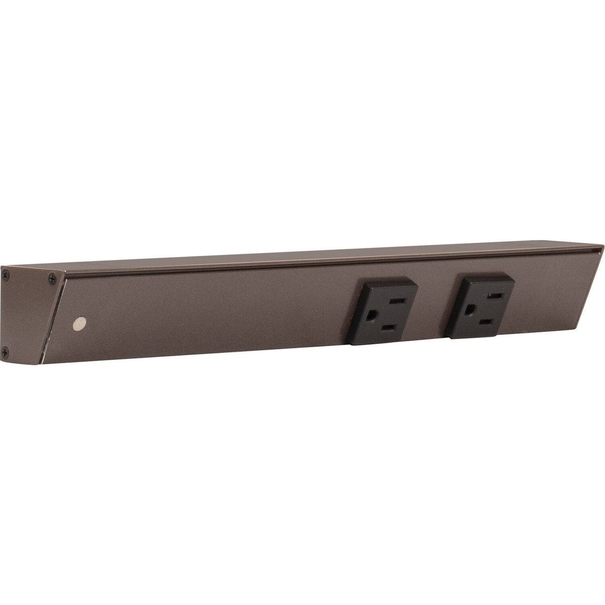 Task Lighting APT12-2B-P-BZ-L bronze angle power strip