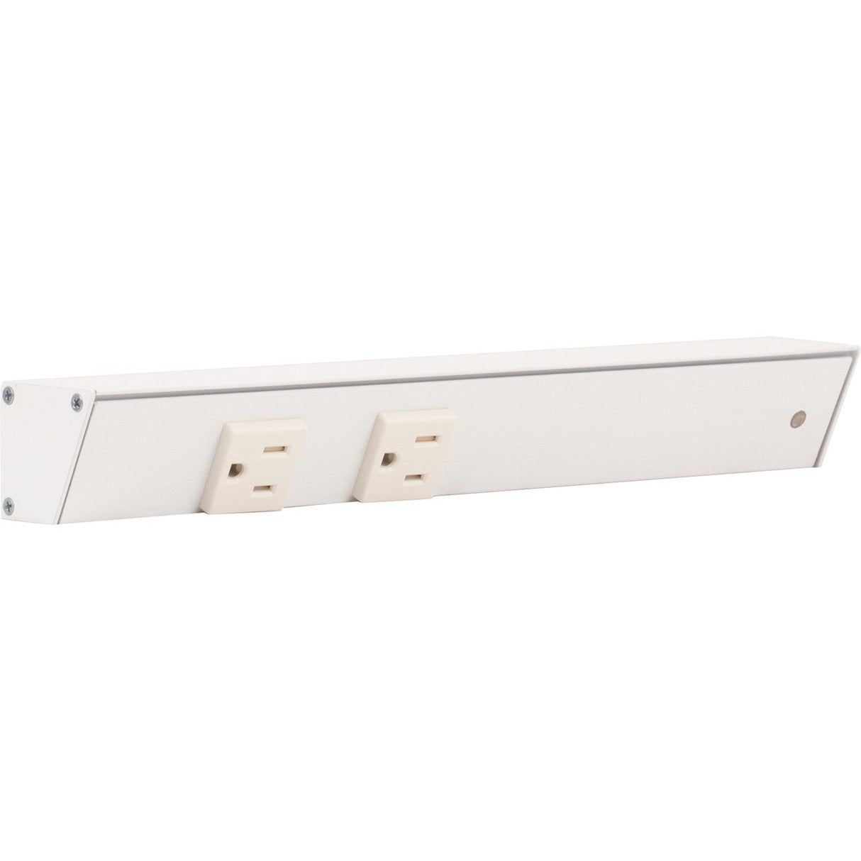 Task Lighting APT12-2W-P-WT-R white angle power strip