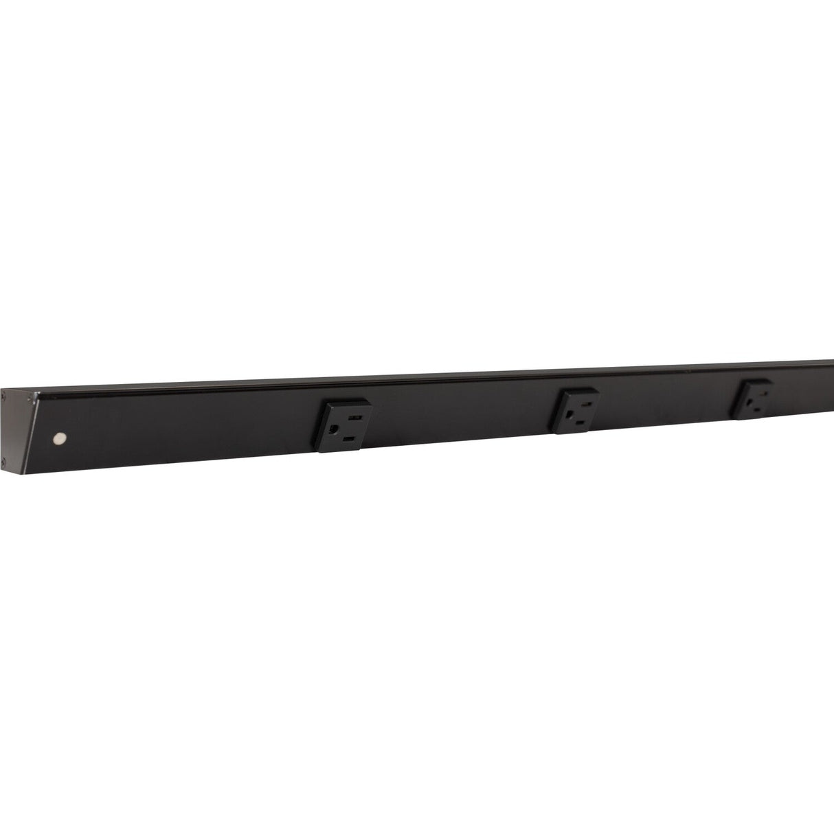 Task Lighting APT72-8B-P-BK black angle power strip