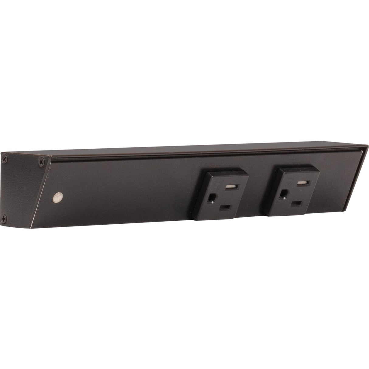 Task Lighting APT9-2B-P-BK-L black angle power strip