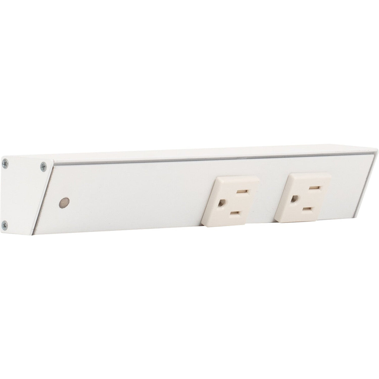 Task Lighting APT9-2W-P-WT-L white angle power strip