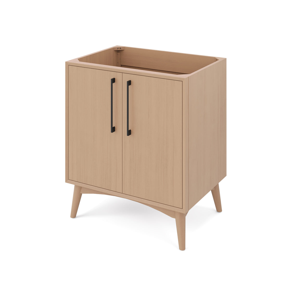 Jeffrey Alexander Dashwood Natural Oak Single Sink Bathroom Vanity with Grey Marble Top - Single-Hole Faucet Top - VKITDAS30NOMGR product image 2