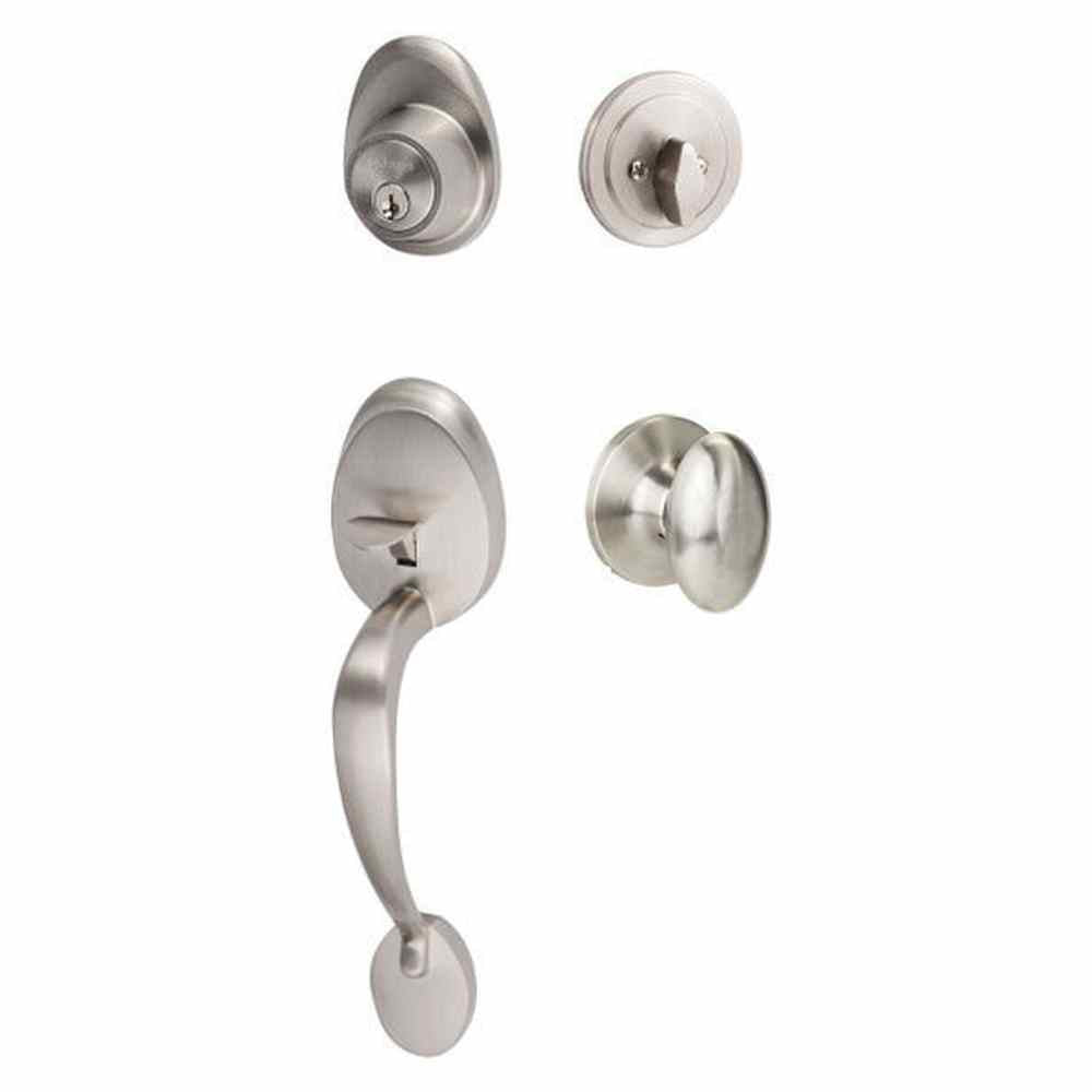 Sure-Loc AT507-AR 15 satin nickel single cylinder handleset