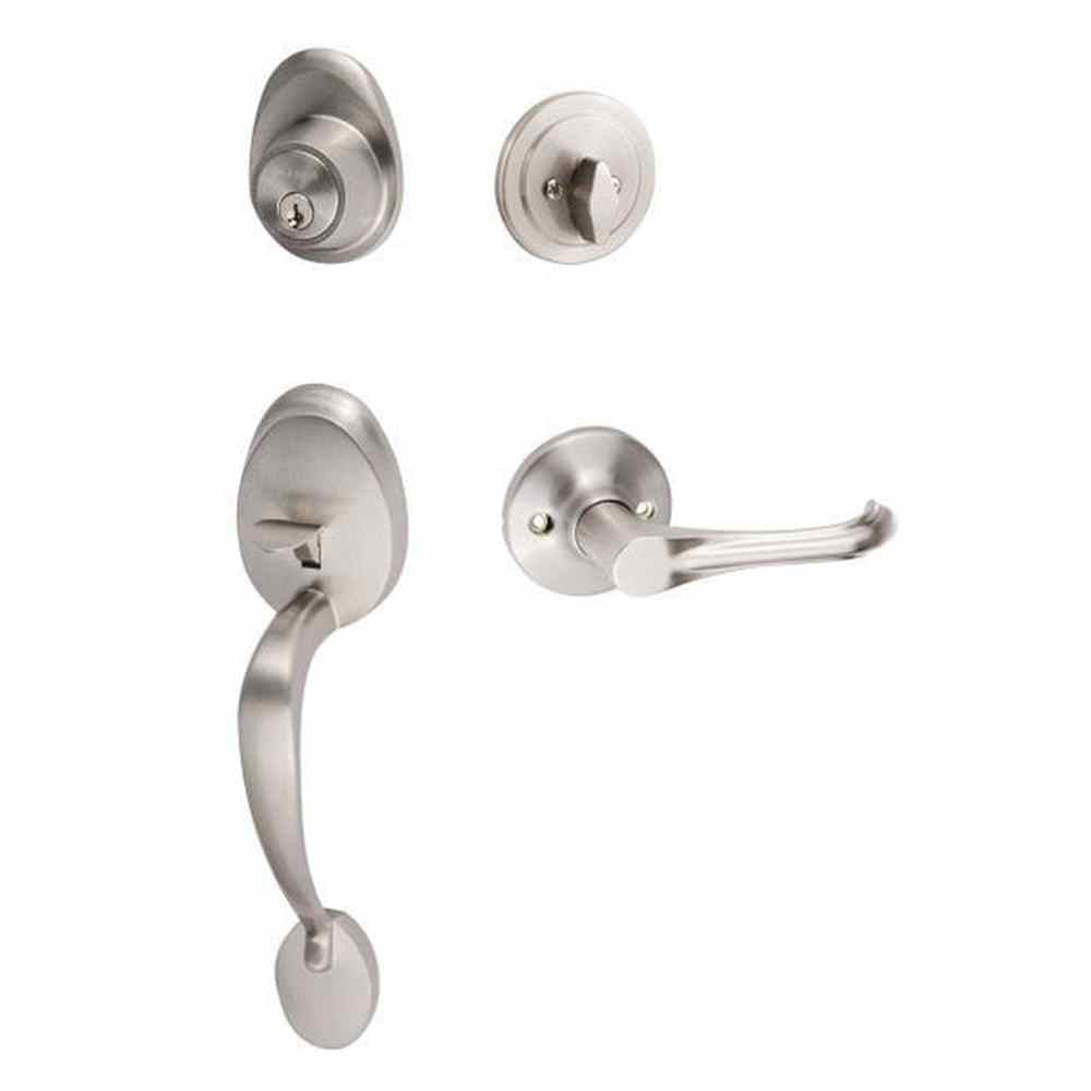 Sure-Loc AT507-HA 15 satin nickel single cylinder handleset
