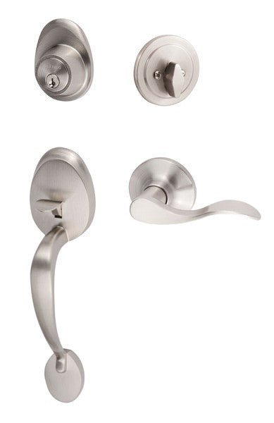 Sure-Loc AT507-SB RH 15 satin nickel single cylinder handleset