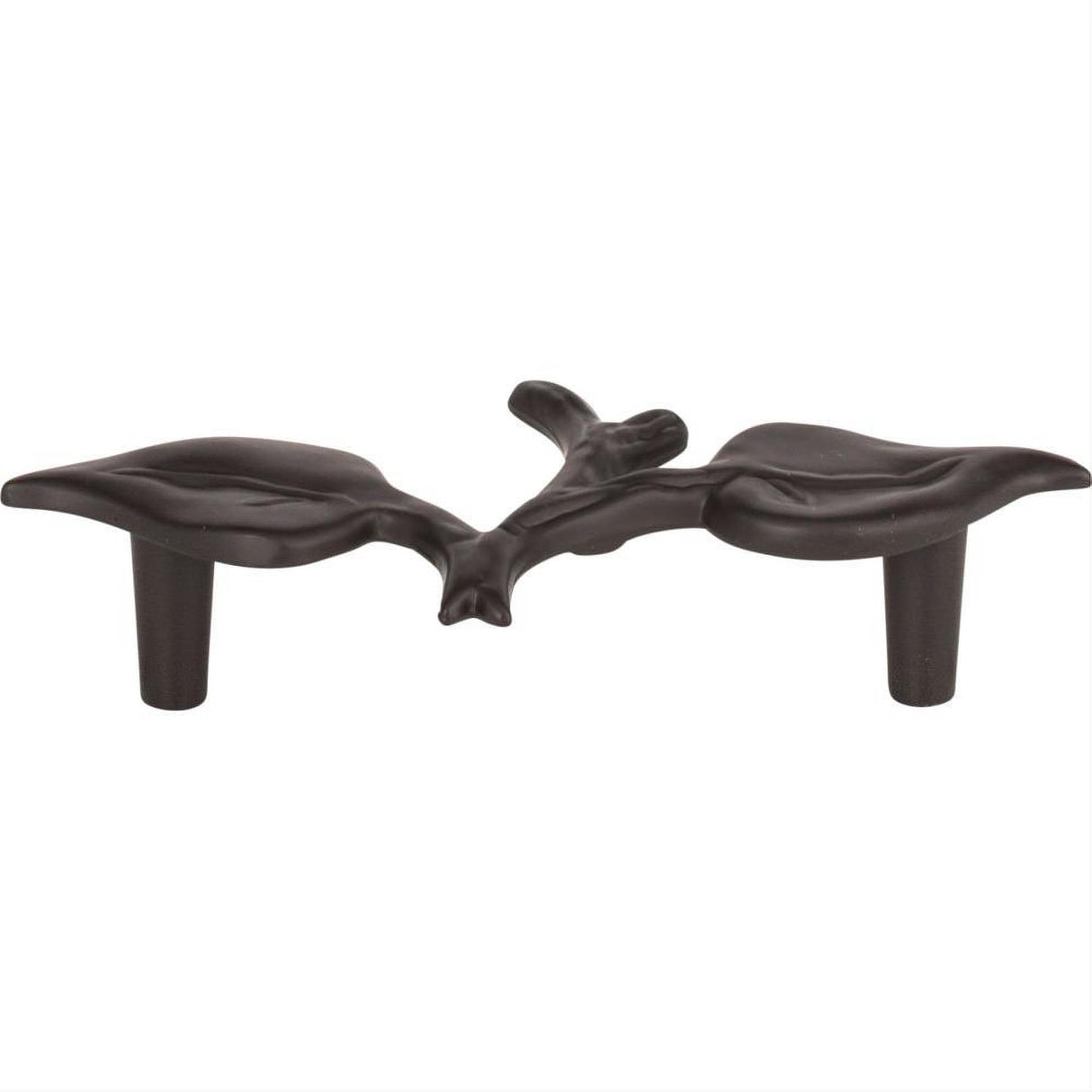 Atlas Homewares 185-O California Leaf Pull 3" Center to Center Aged Bronze