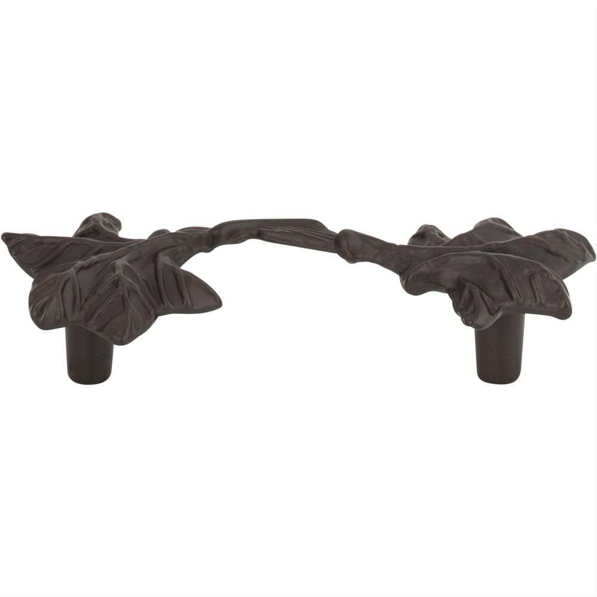 Atlas Homewares 2202-O Vineyard Leaf Pull 3" Center to Center Aged Bronze