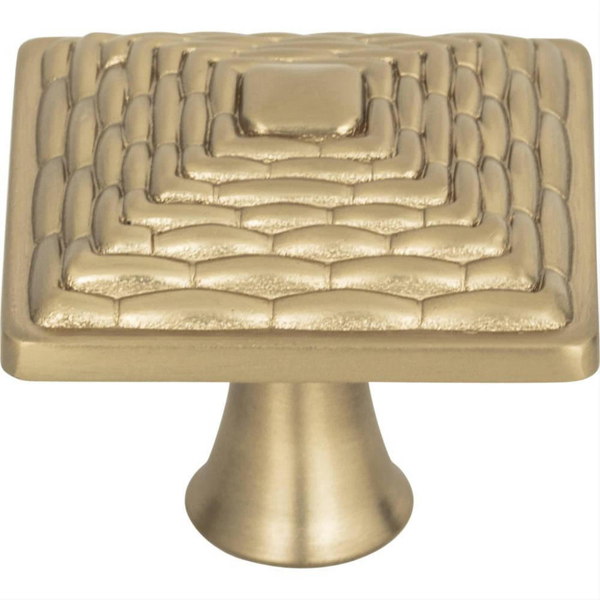 Atlas Homewares 237-CM Mandalay Square Knob 1-1/4" Champagne