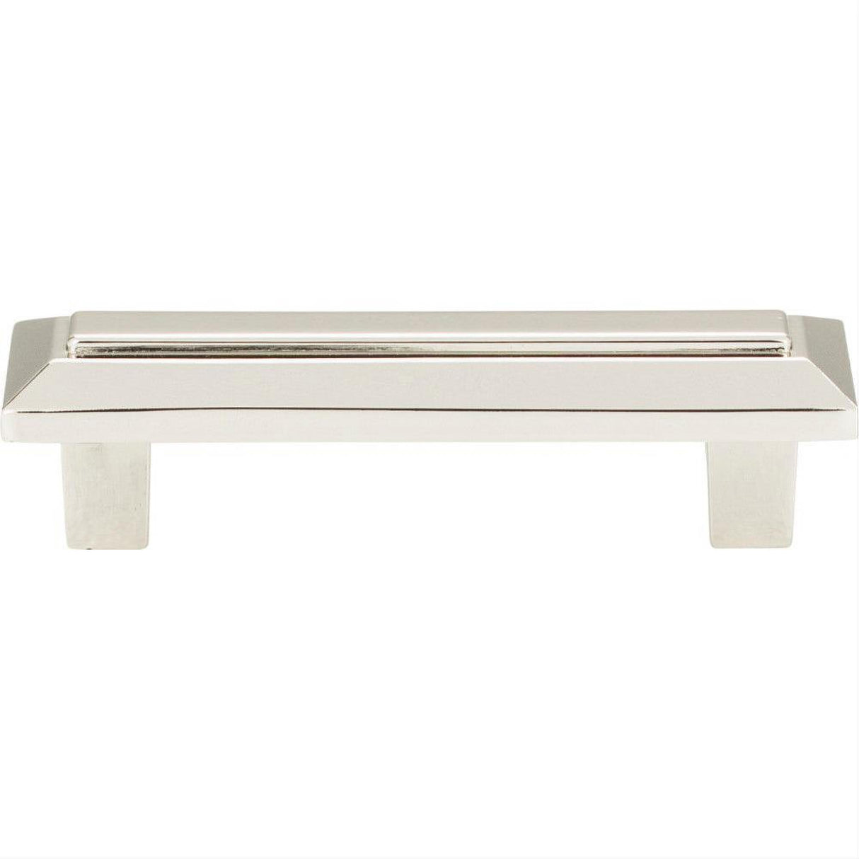 Atlas Homewares 241-PN Trocadero Pull 3" Center to Center Polished Nickel