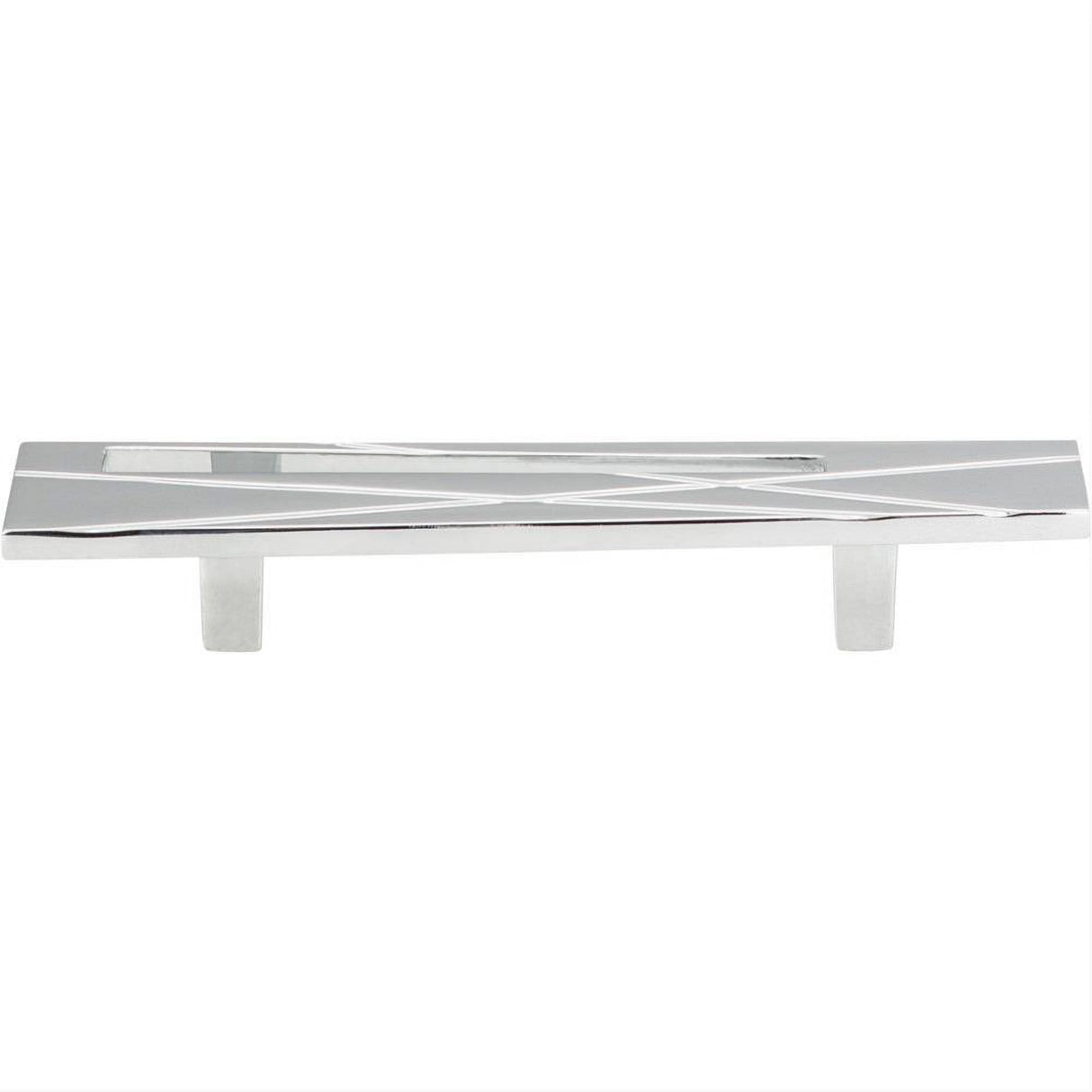 Atlas Homewares 253L-CH Modernist Left Pull 3" Center to Center Polished Chrome