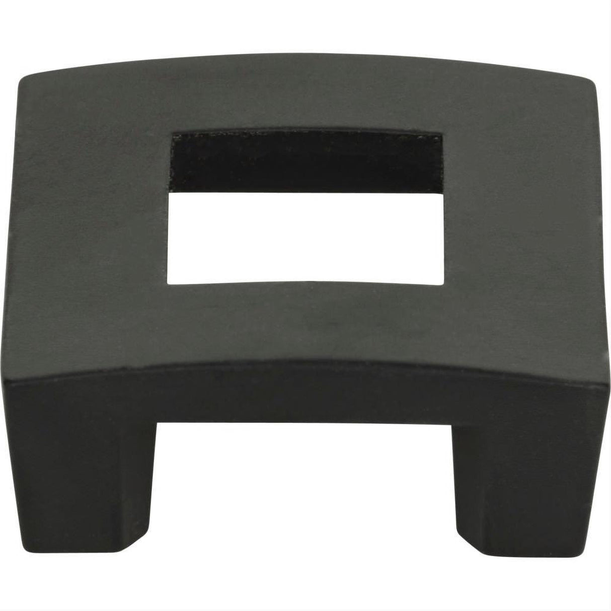 Atlas Homewares 255-BL Centinel Square Knob 1-1/4" Center to Center Matte Black