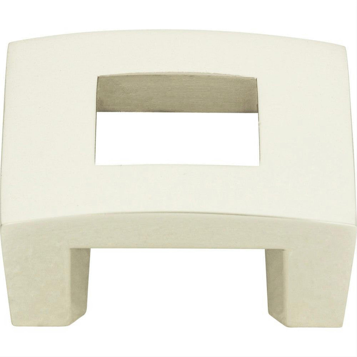 Atlas Homewares 255-PN Centinel Square Knob 1-1/4" Center to Center Polished Nickel