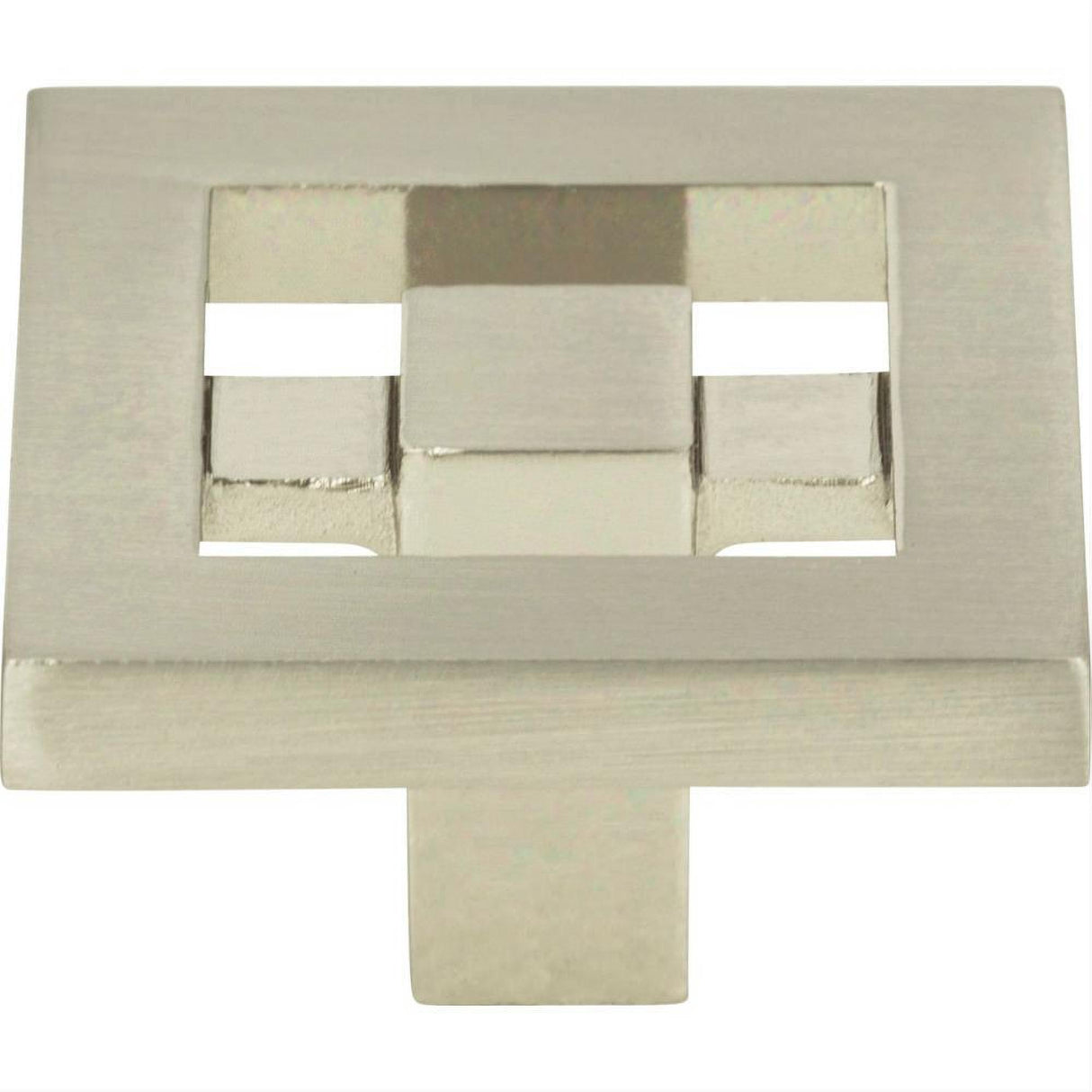 Atlas Homewares 260-BRN Nobu Square Knob 1-3/8" Brushed Nickel