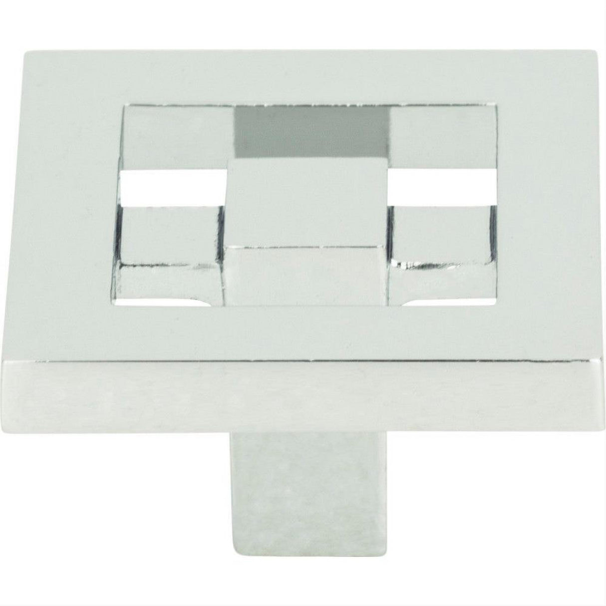 Atlas Homewares 260-CH Nobu Square Knob 1-3/8" Polished Chrome