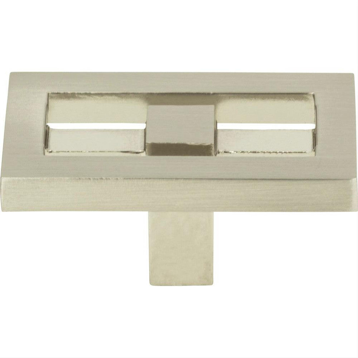 Atlas Homewares 261-BRN Nobu Rectangle Knob 1-3/4" Brushed Nickel