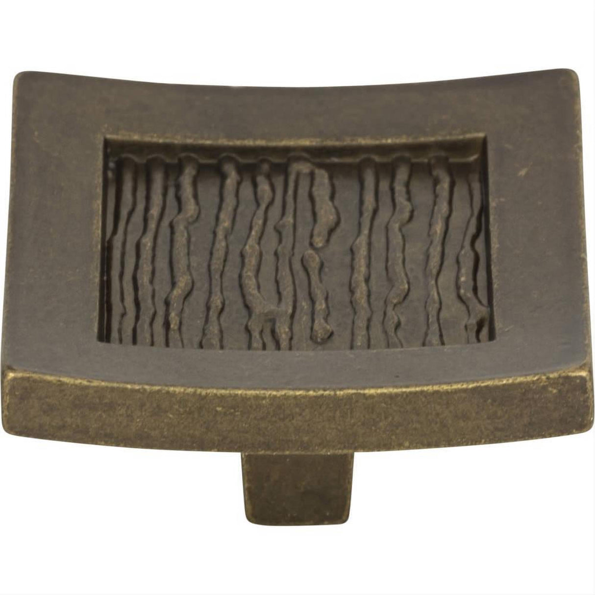 Atlas Homewares 270-BB Primitive Square Knob 1-1/2" Burnished Bronze