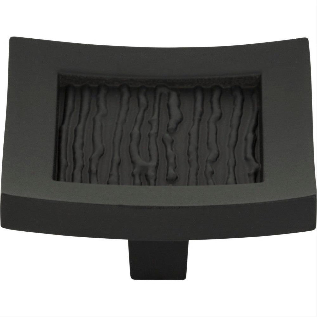 Atlas Homewares 270-BL Primitive Square Knob 1-1/2" Matte Black