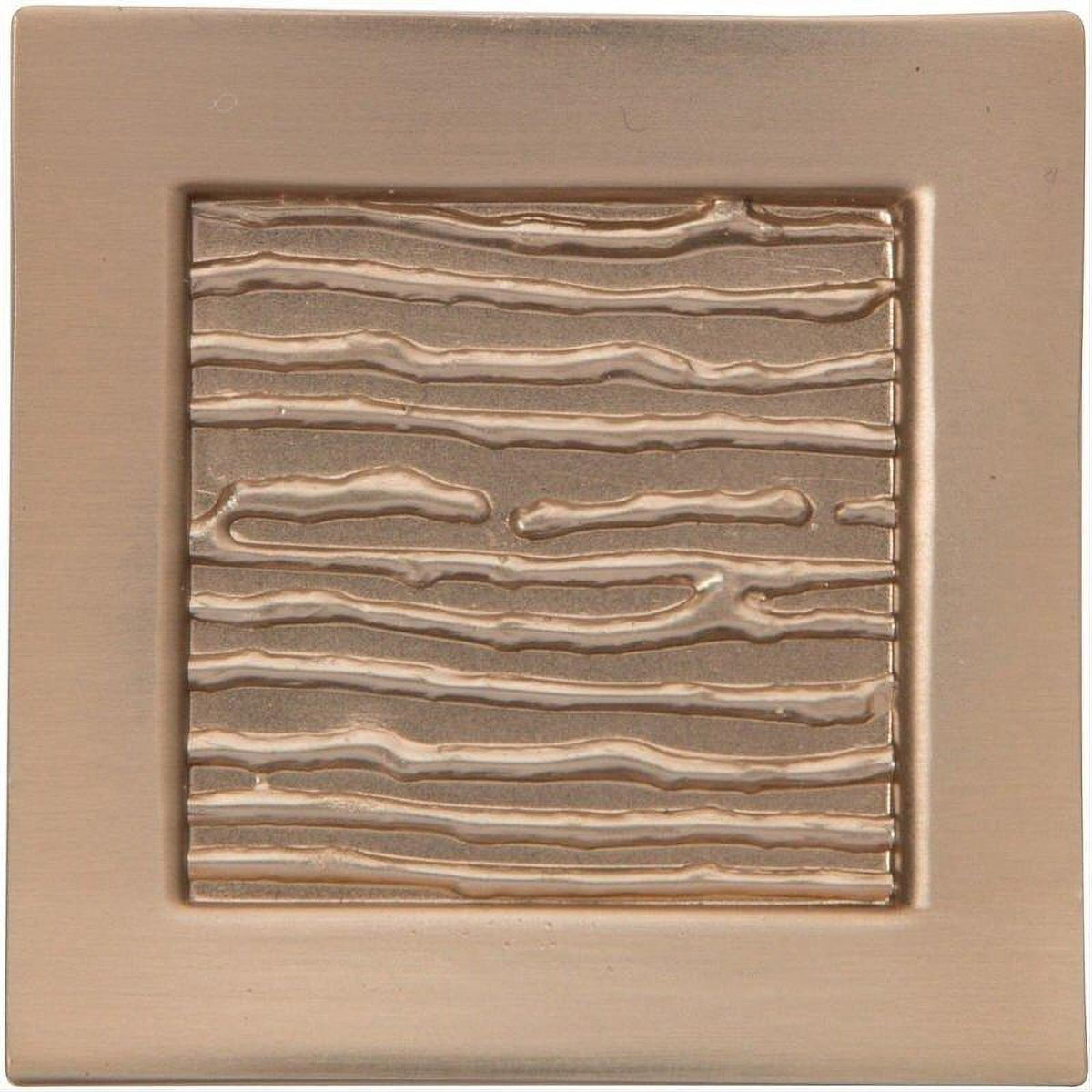 Atlas Homewares 270-CM Primitive Square Knob 1-1/2" Champagne