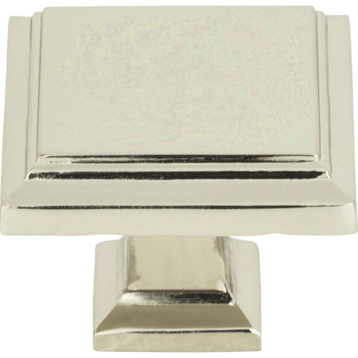 Atlas Homewares 289-PN Sutton Place Square Knob 1-1/4" Polished Nickel