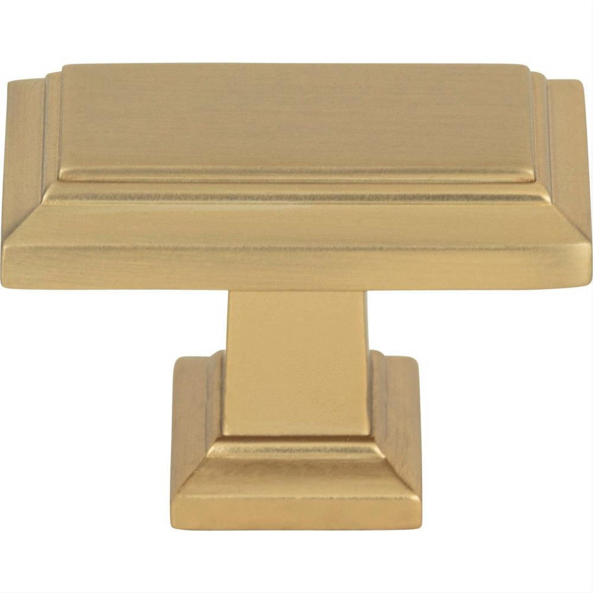 Atlas Homewares 290-CM Sutton Place Rectangle Knob 1-7/16" Champagne