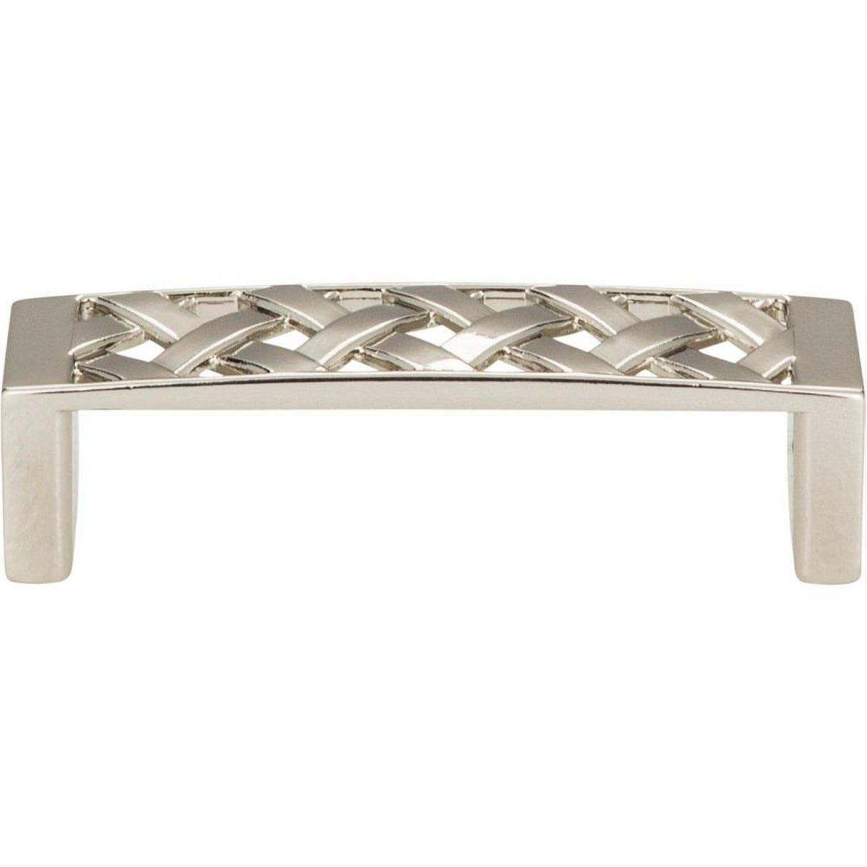 Atlas Homewares 310-PN Lattice Pull 3" Center to Center Polished Nickel