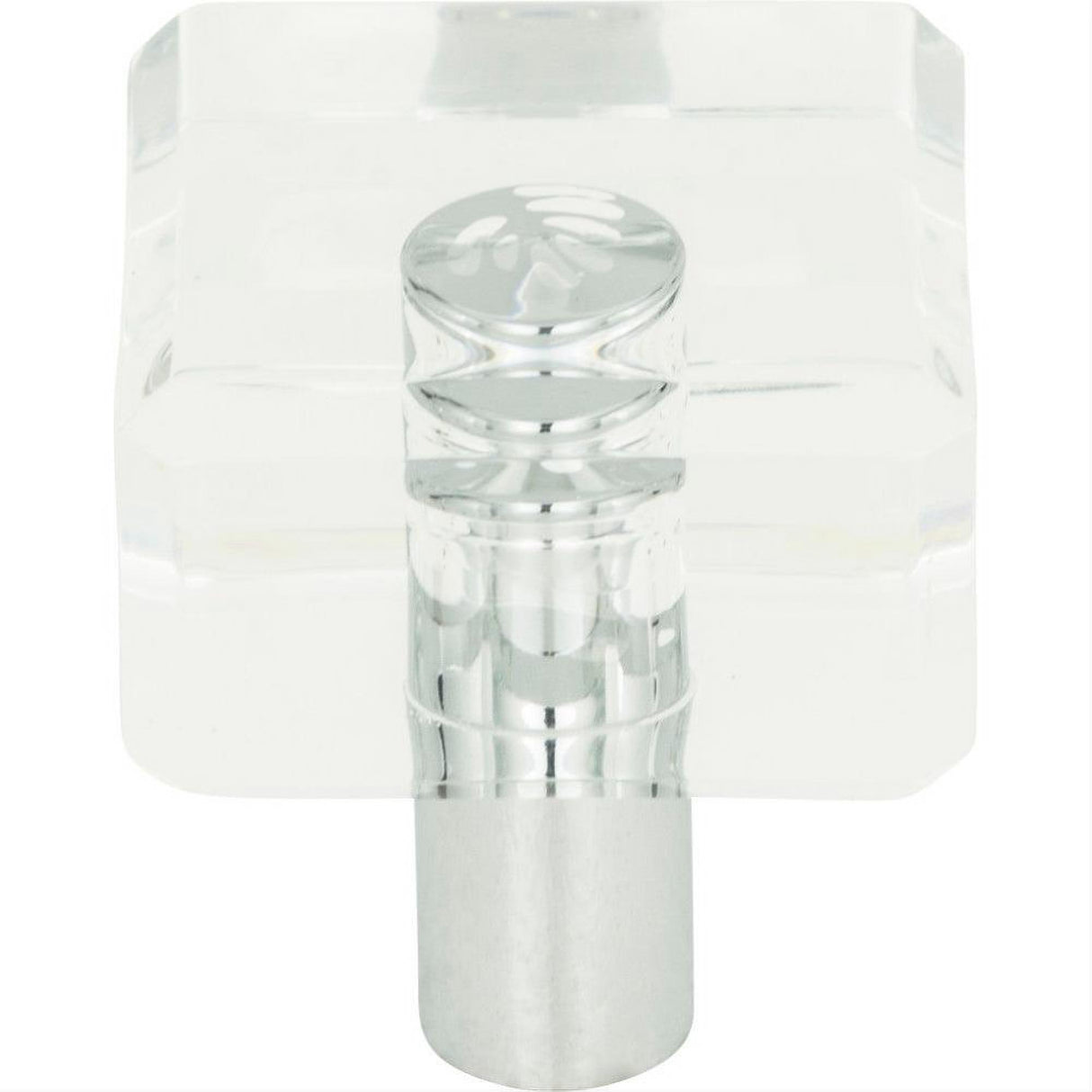 Atlas Homewares 3145-CH Optimism Square Knob 1-1/4" Polished Chrome