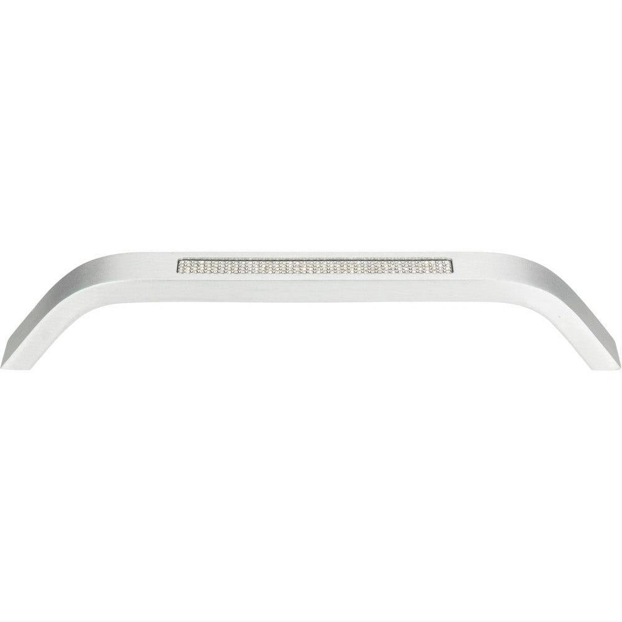 Atlas Homewares 3198-MC Crystal Inset Pull 6-5/16" Center to Center Matte Chrome