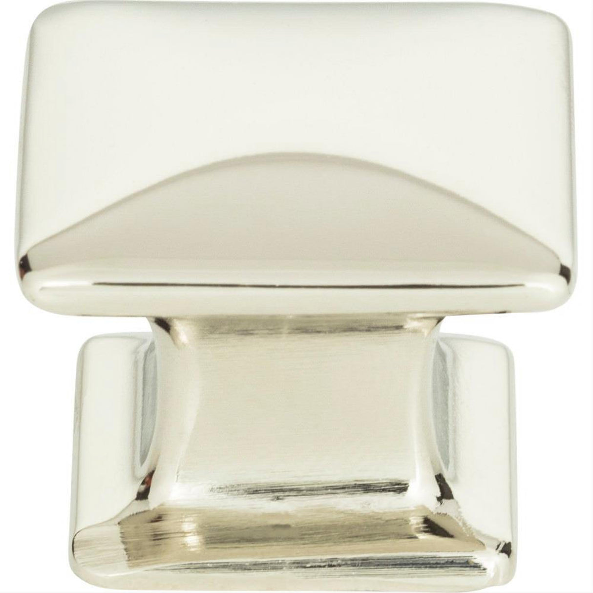Atlas Homewares 322-PN Alcott Square Knob 1-1/4" Polished Nickel
