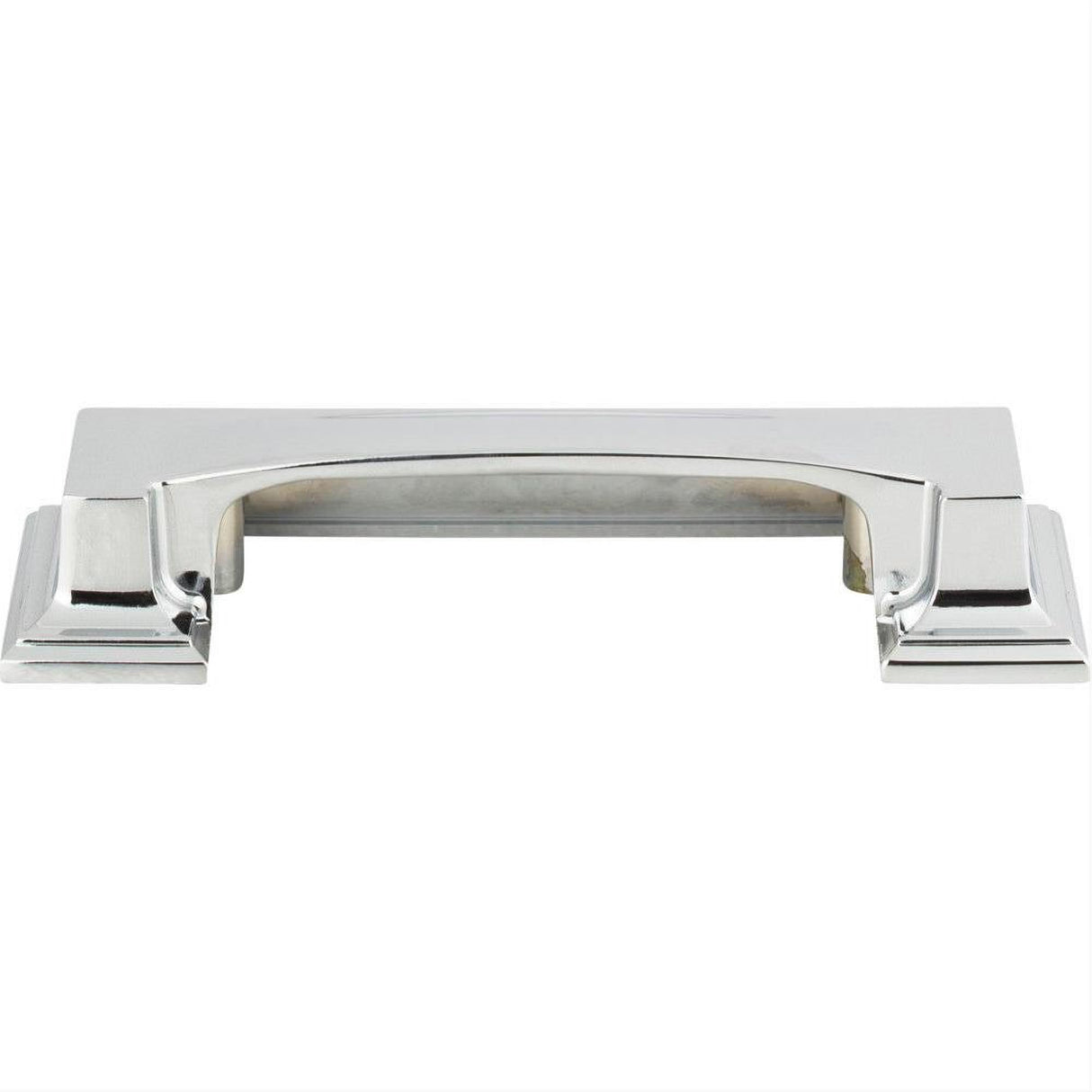 Atlas Homewares 339-CH Sutton Place Cup Pull 3" Center to Center Polished Chrome