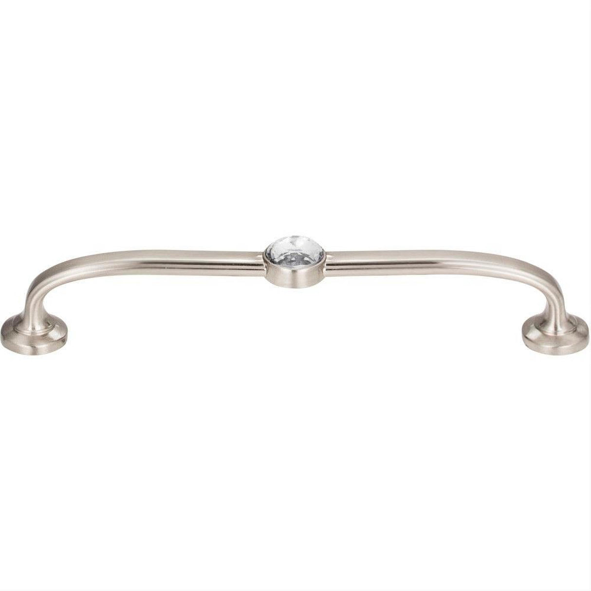 Atlas Homewares 345-BRN Legacy Crystal Bracelet Pull 5-1/16" Center to Center Brushed Nickel