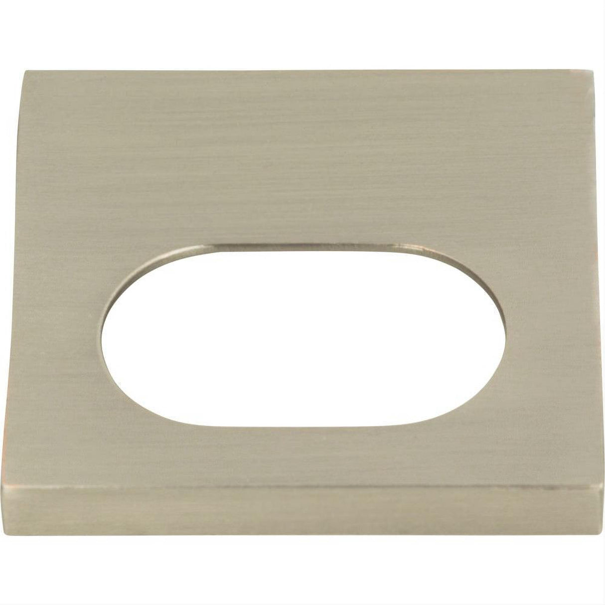 Atlas Homewares 364-BRN Modern Square Edge Tab Pull 1-1/4" Center to Center Brushed Nickel