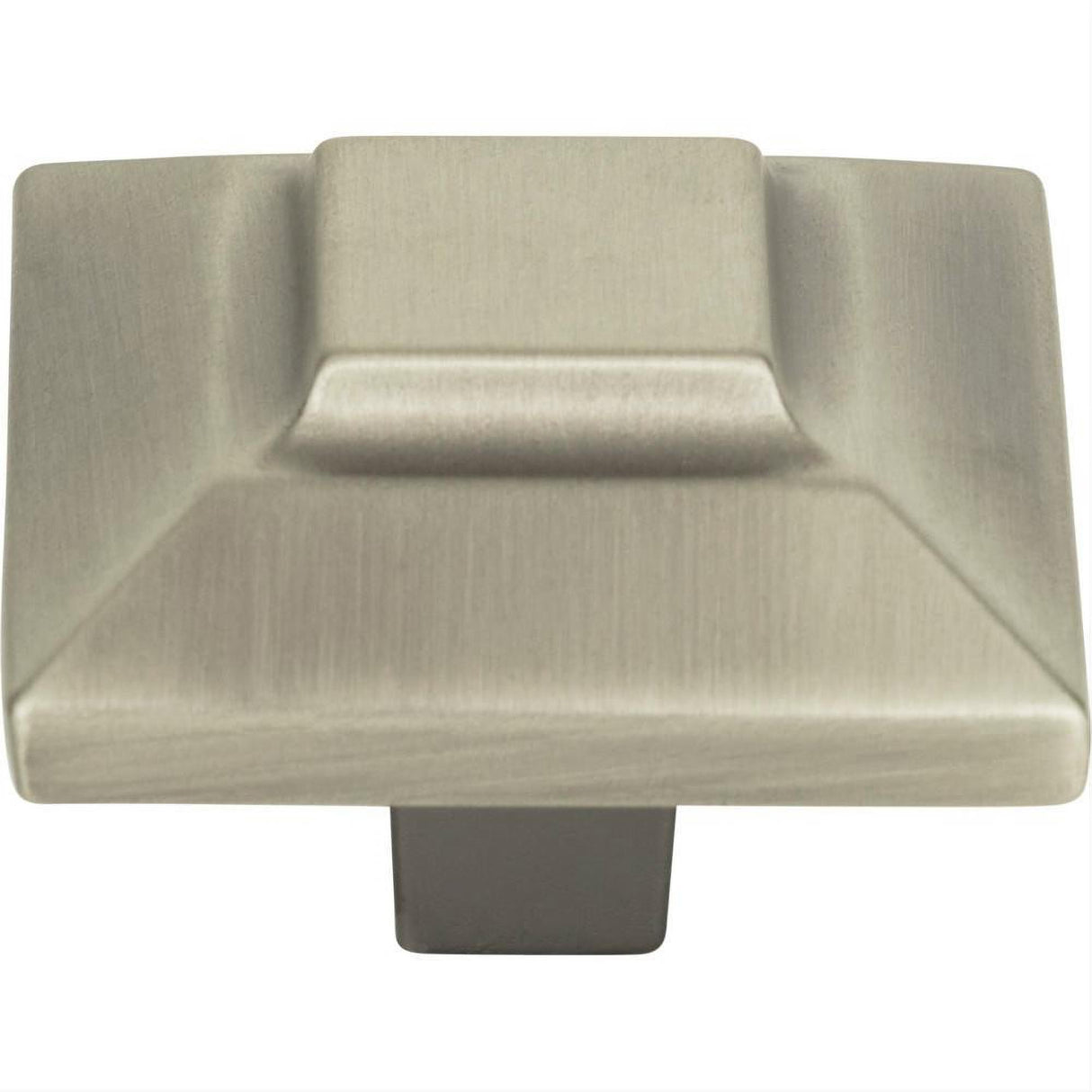 Atlas Homewares 4002-P Trocadero Large Square Knob 1-1/2" Pewter