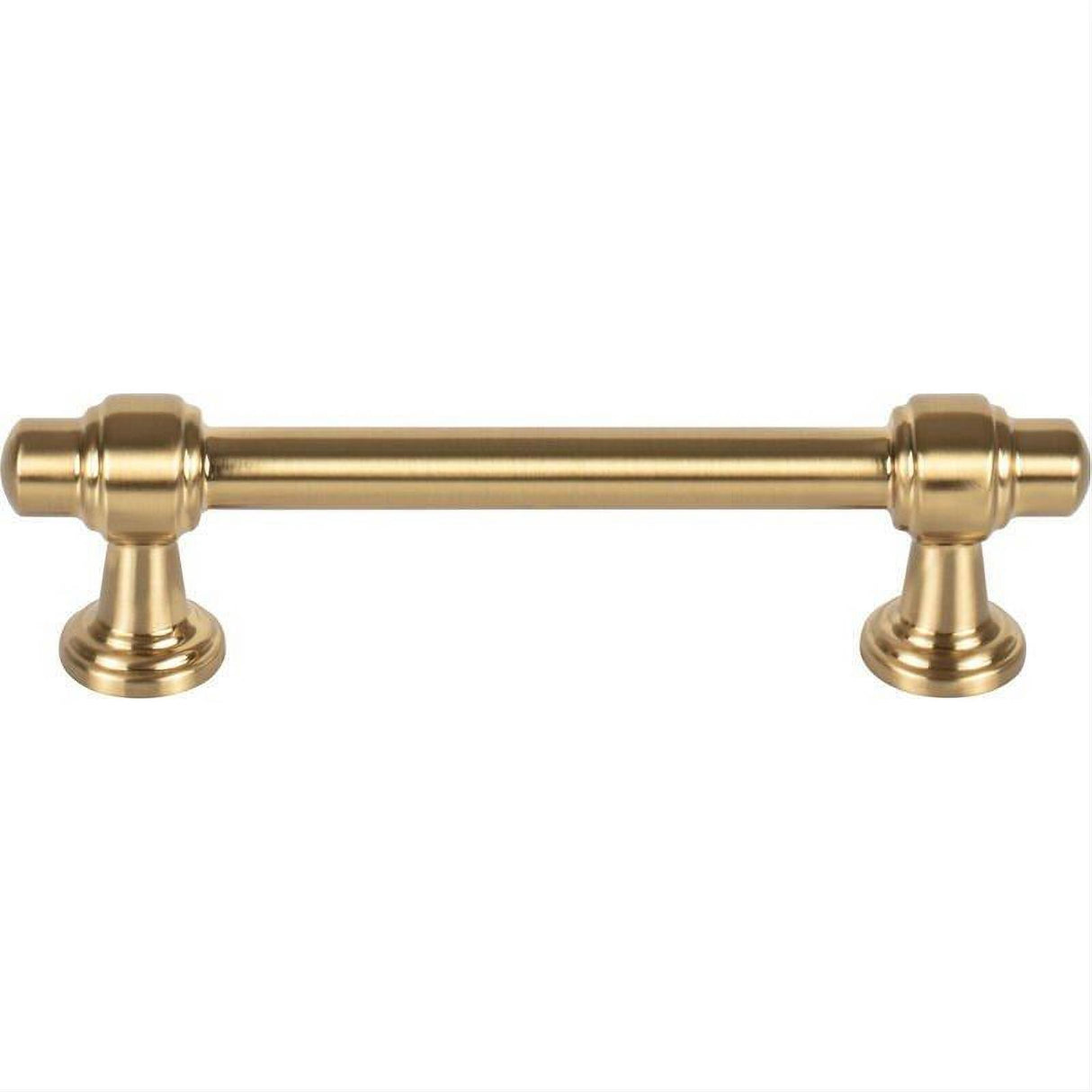 Atlas Homewares 430-WB Bronte Pull 3 3/4 Inch Center to Center Warm Brass