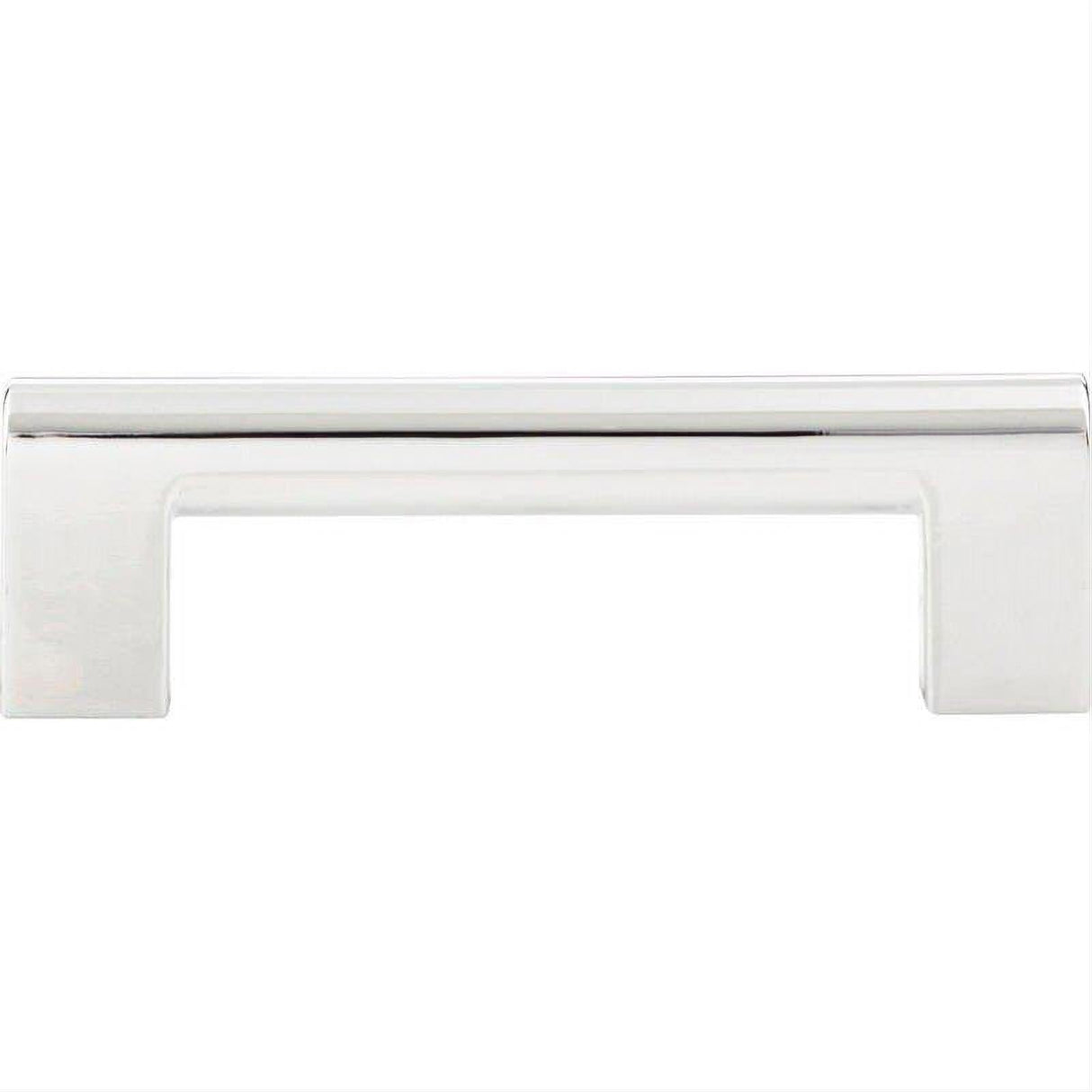 Atlas Homewares 438-CH Round Rail Pull 3 3/4 Inch Center to Center Polished Chrome