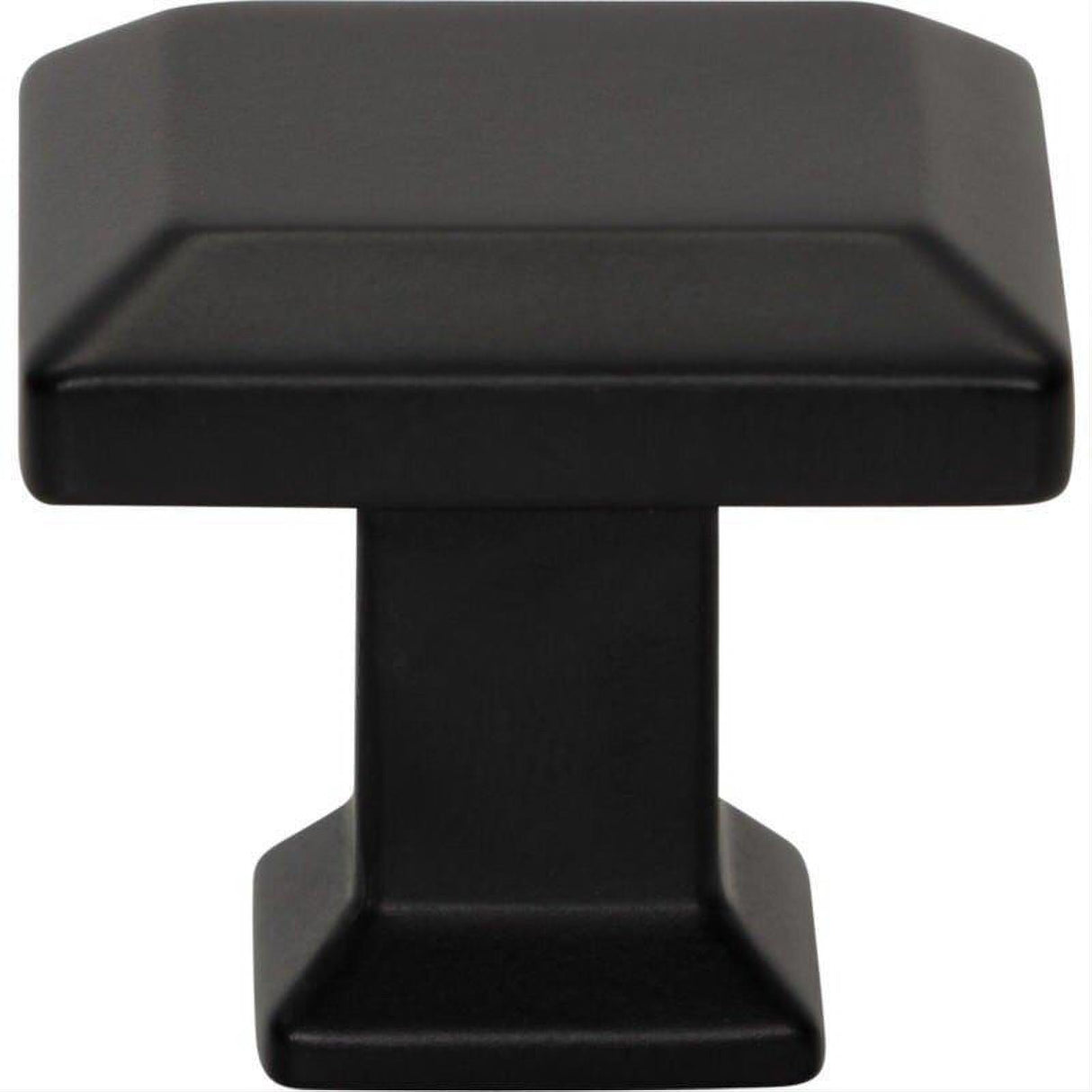 Atlas Homewares A660-BL Sweetbriar Lane 1 1/4 Inch Diameter Square Knob Matte Black