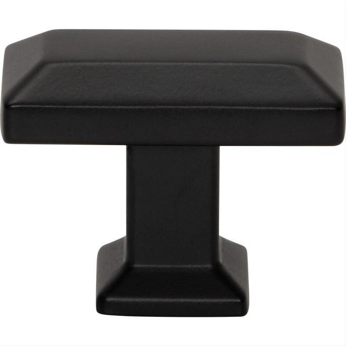 Atlas Homewares A661-BL Sweetbriar Lane 1 3/8 Inch Diameter Square Knob Matte Black