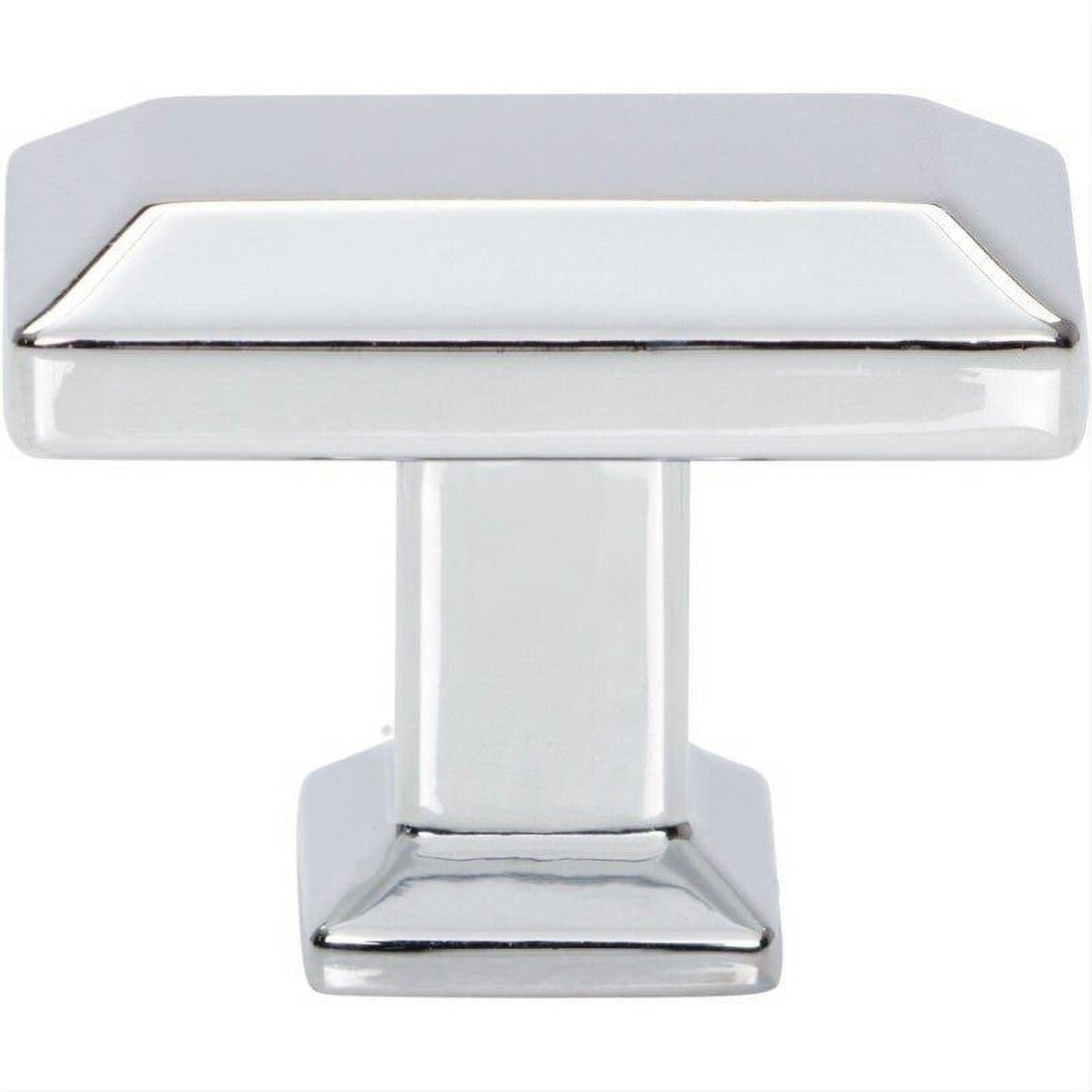 Atlas Homewares A661-CH Sweetbriar Lane 1 3/8 Inch Diameter Square Knob Polished Chrome