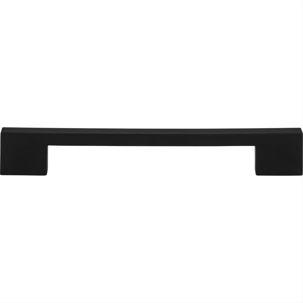 Atlas Homewares A826-BL Thin Square Pull 7-9/16" Center to Center Matte Black