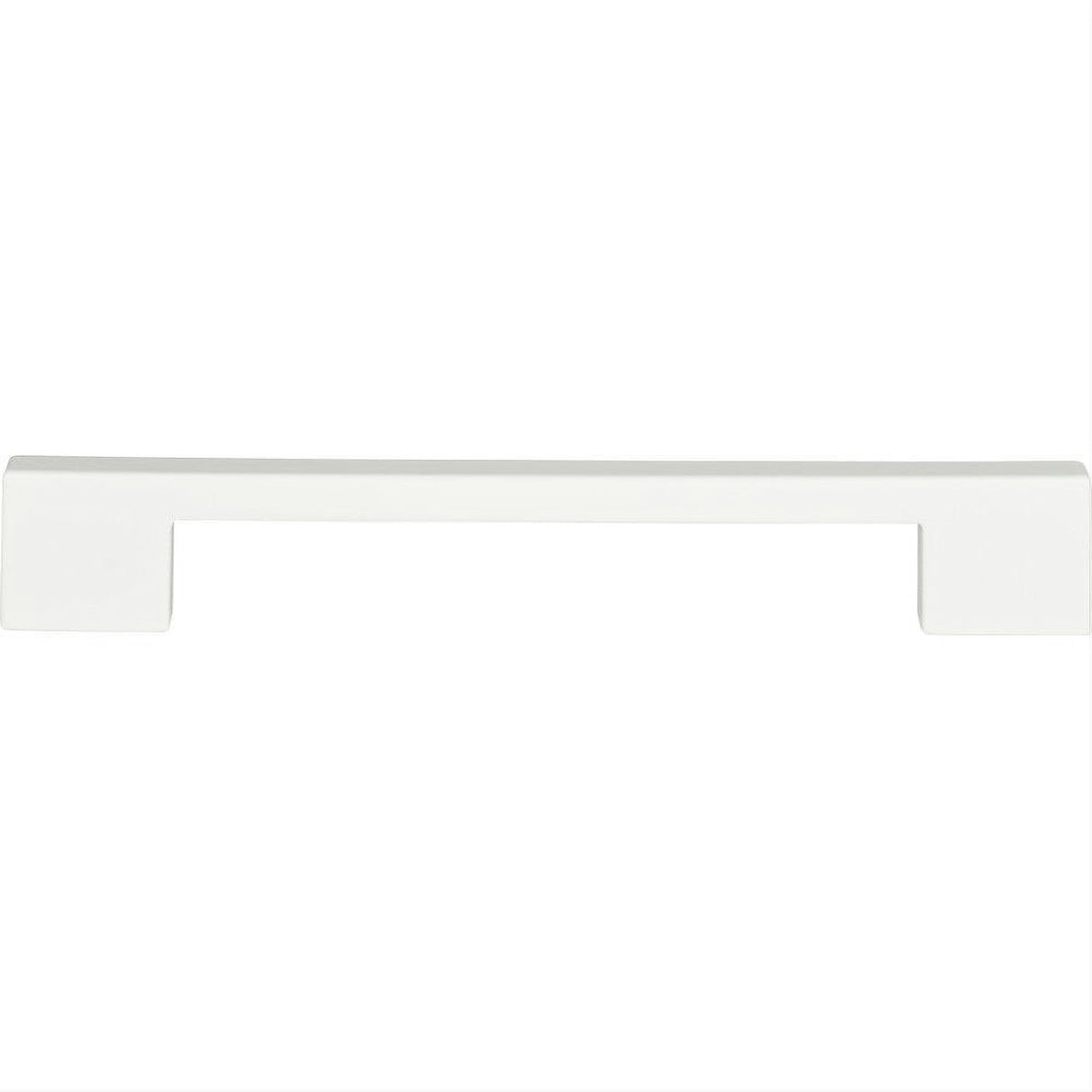 Atlas Homewares A826-WG Thin Square Pull 7-9/16" Center to Center White Gloss