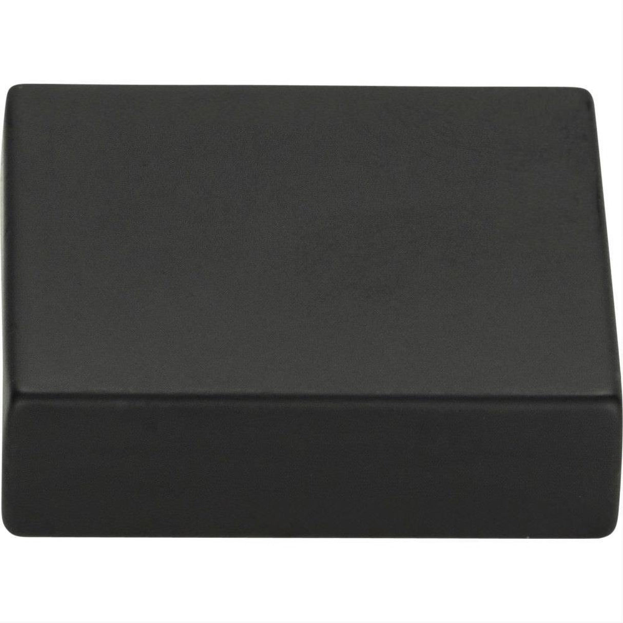 Atlas Homewares A833-BL Thin Square Knob 1-1/4" Matte Black