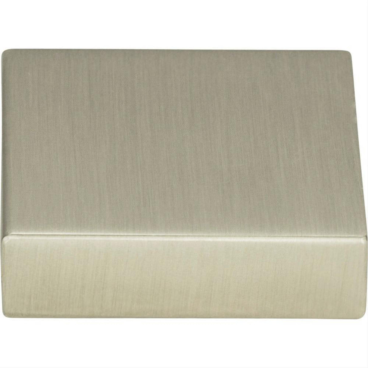 Atlas Homewares A833-BN Thin Square Knob 1-1/4" Brushed Nickel