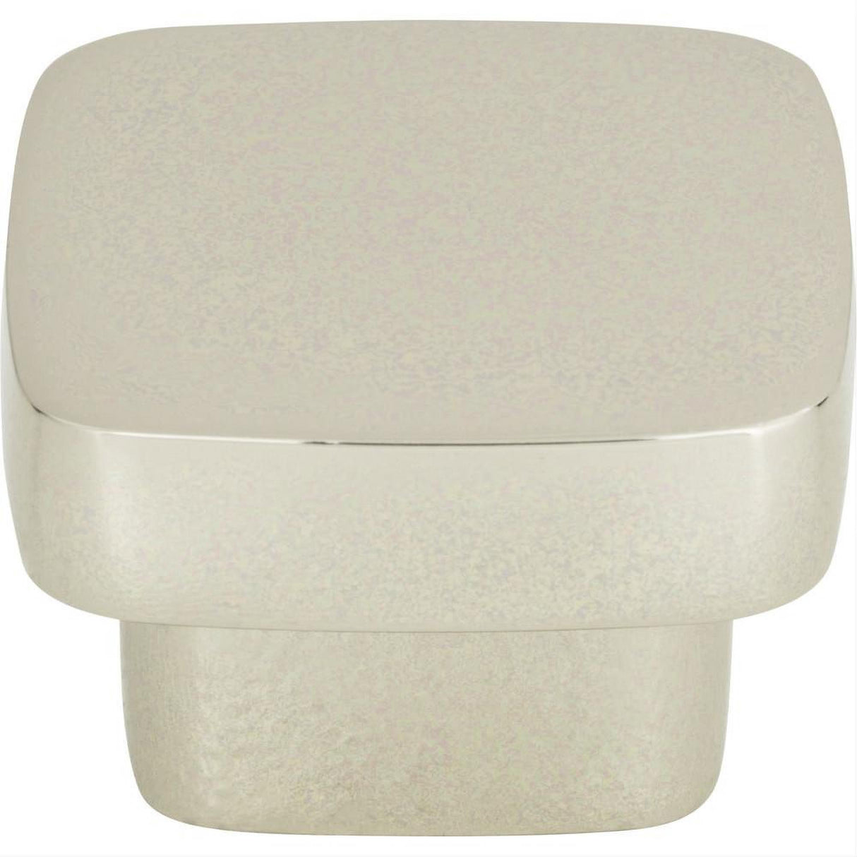 Atlas Homewares A910-PN Chunky Square Knob Large 1-13/16" Polished Nickel