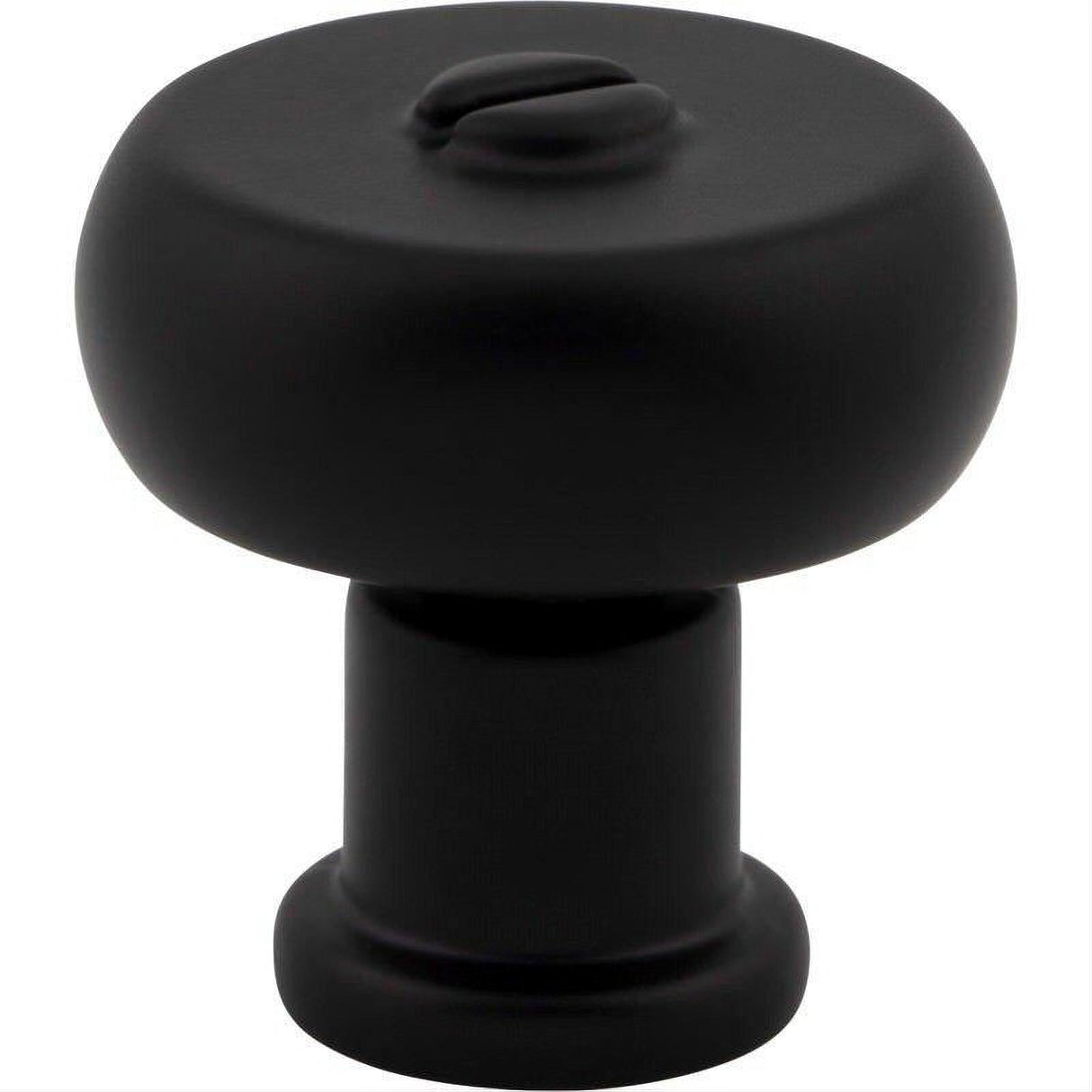 Atlas Homewares A980-BL Everitt Knob 1 3/16 Inch Matte Black