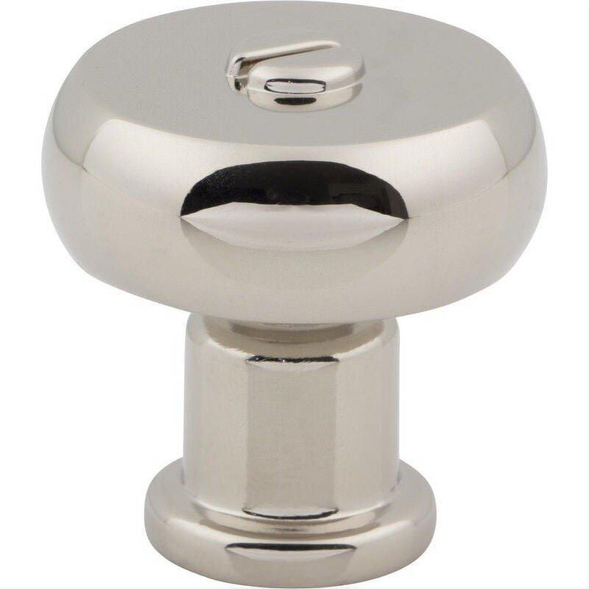 Atlas Homewares A980-PN Everitt Knob 1 3/16 Inch Polished Nickel