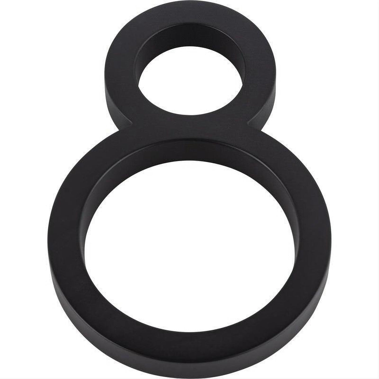 Atlas Homewares AVN8-L-BL Modern Avalon 6" House Number 8 Matte Black