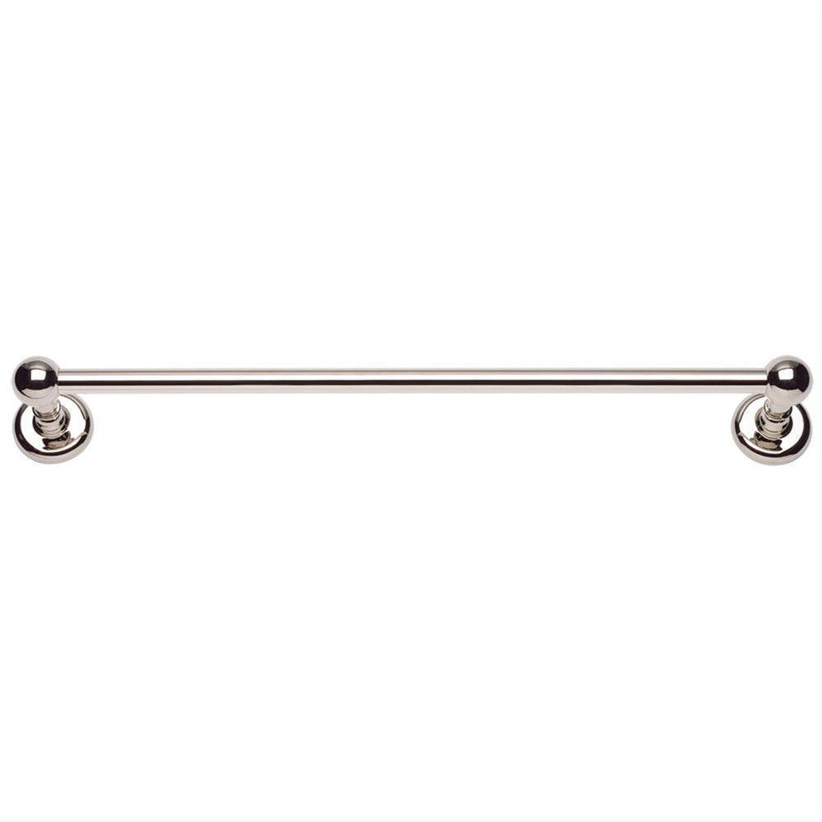 Atlas Homewares EMMTB24-PN Emma Bath Towel Bar 24 Inch Single Polished Nickel