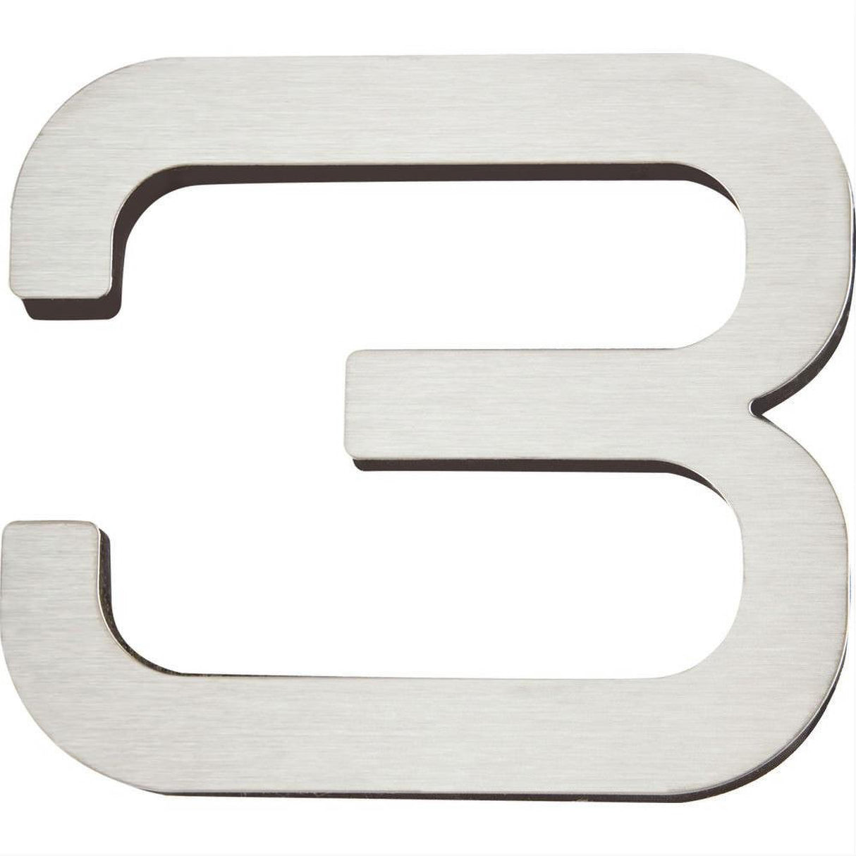 Atlas Homewares PGN3-SS Paragon Stainless Steel House Number