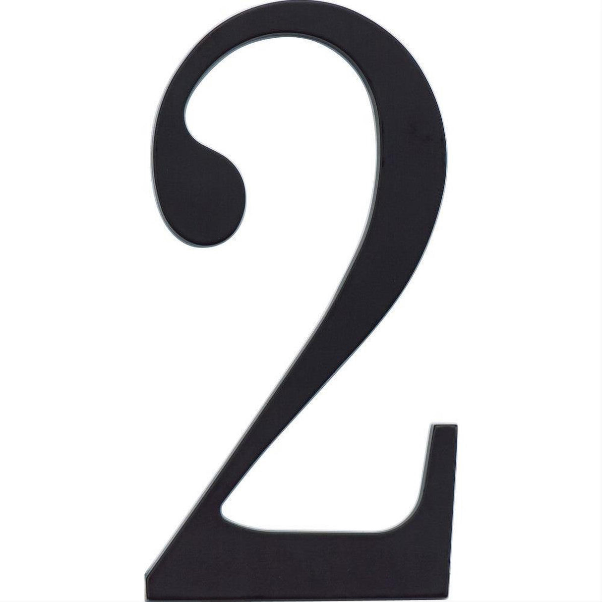 Atlas Homewares TRN2-BL Traditionalist House Number Matte Black